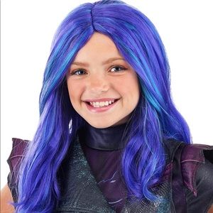 Disney Mal Costume for Girls with wig